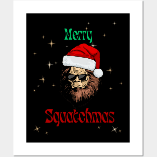 Merry Squatch-Mas Posters and Art